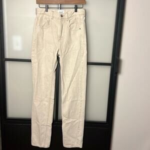 ISABEL MARANT ETOILE Off-White Vendelia Jeans Size 34 (US 24)